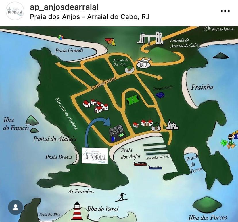 Ap Anjos De Arraial - Residencial De Frente A Dos Anjos - Apartamento Arraial do Cabo